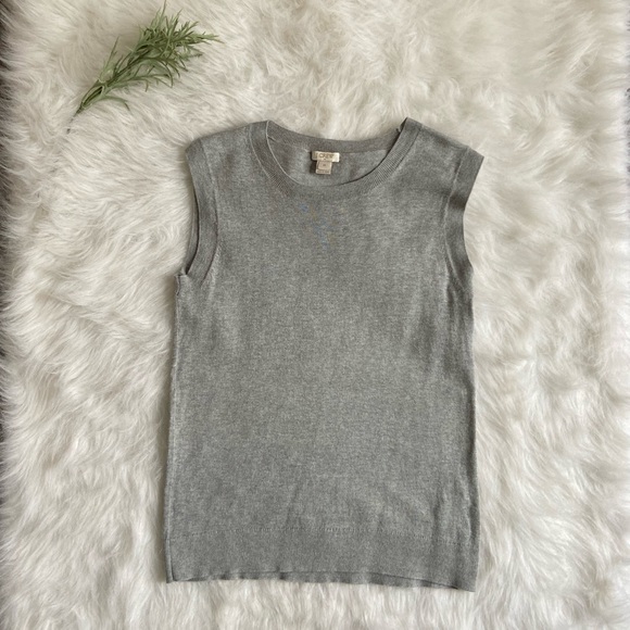 J. Crew Gray Sweater Vest XS - Picture 2 of 8